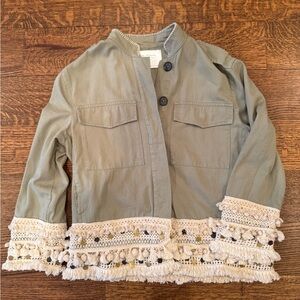 Zara fringe jacket